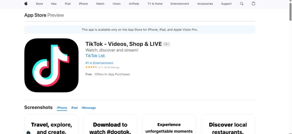 TikTok App 2025: